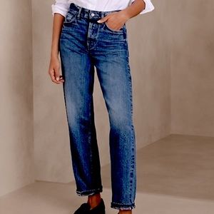 Banana Republic, high-rise, straight, jeans (size 26/2) new/perfect condition